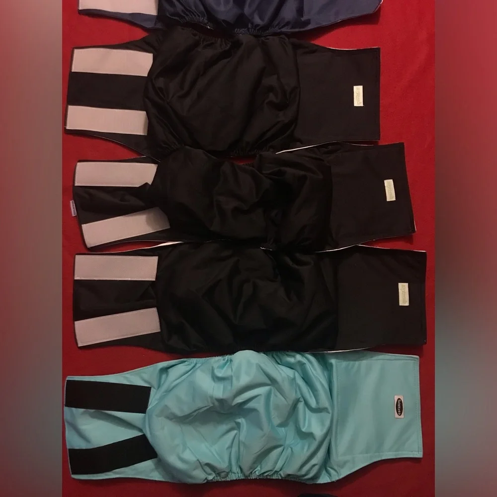 NEW Set Of 6 Reusable Belly Bands